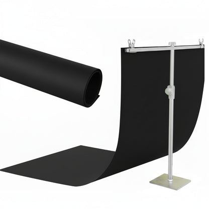 60x120cm PVC Matte Photography Backdrop – White, Black & Combo for Product Shoots