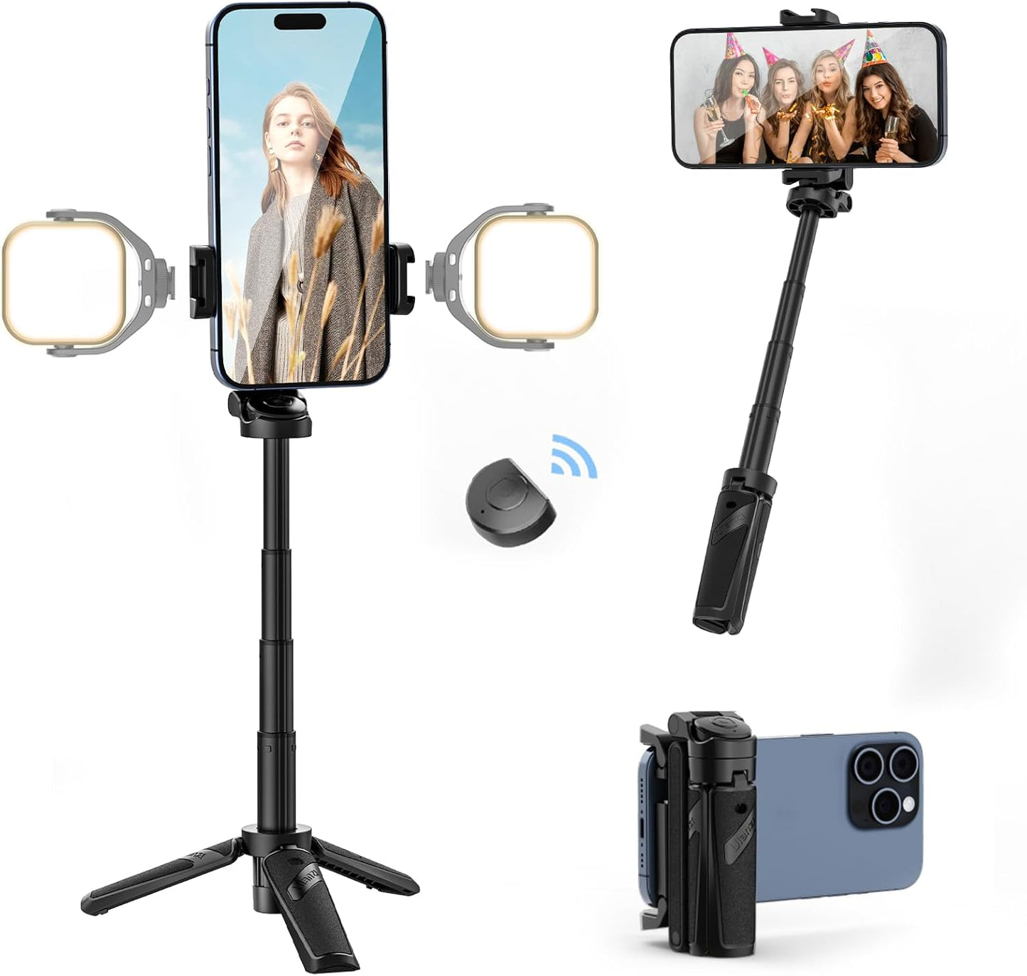 Ulanzi Extendable Grip Phone Tripod with Remote