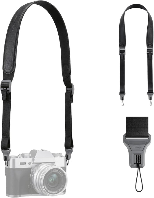 ULANZI CSS1 U-Snap Camera Strap 55in Quick Release DSLR Mirrorless Sling Belt B/G/S/Blue