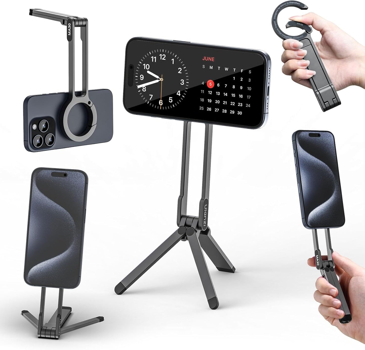 Ulanzi MA30 Carabiner-Mounted Phone Tripod