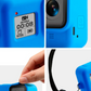 HIFFIN® Protective Silicone Sleeve Case + Lanyard Accessories Soft Rubber Frame Cover Protection for Go Pro Compatible with GoPro Hero 8 Black Action Camera (Blue)