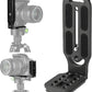 HIFFIN HOT-L-Type Quick Release Camera Vertical Plate Dual Camera Bracket Plate Universal SLR Stabilizer