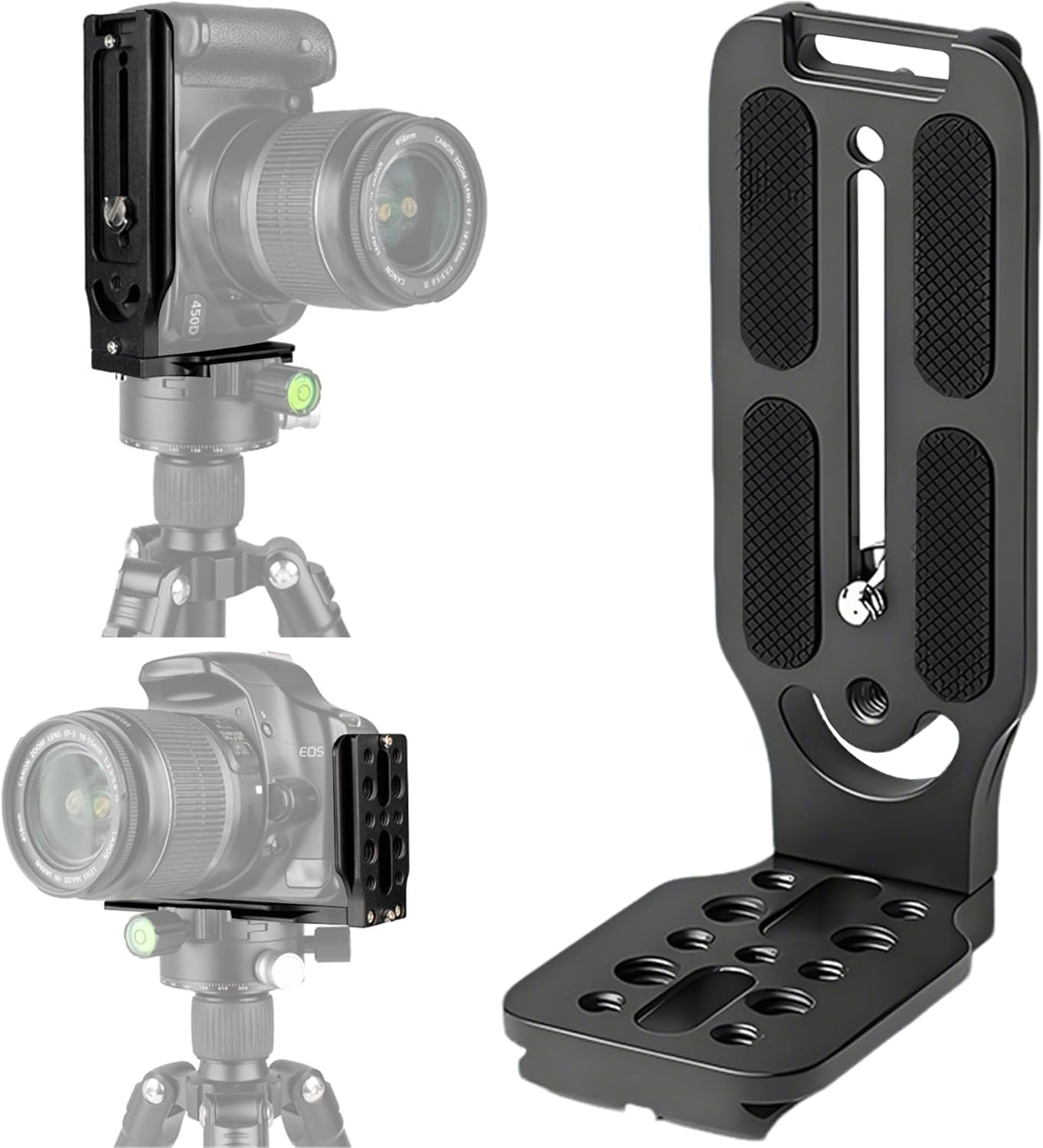 HIFFIN HOT-L-Type Quick Release Camera Vertical Plate Dual Camera Bracket Plate Universal SLR Stabilizer