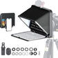 LENSGO TC7 8” Teleprompter for iPad Tablet Smartphone DSLR Camera w/Remote Control, APP Compatible with iOS & Android System for Online Teaching Vlog Live Streaming (TC7)