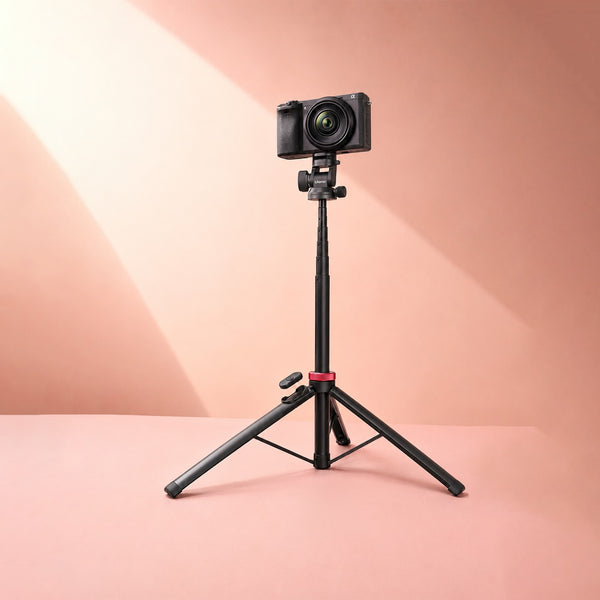 ULANZI MT-78 72.83" Extendable Phone Tripod, Metal Selfie Stick Stand with 360° Head