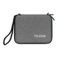 TELESIN Carrying Case for Go pro Hero, DJI Osmo Pocket Action, Insta360 One X, More, Hard Protective Travel Bag with 4 Moveable Dividers for More Accessories, Black