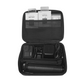 TELESIN Carrying Case for Go pro Hero, DJI Osmo Pocket Action, Insta360 One X, More, Hard Protective Travel Bag with 4 Moveable Dividers for More Accessories, Black
