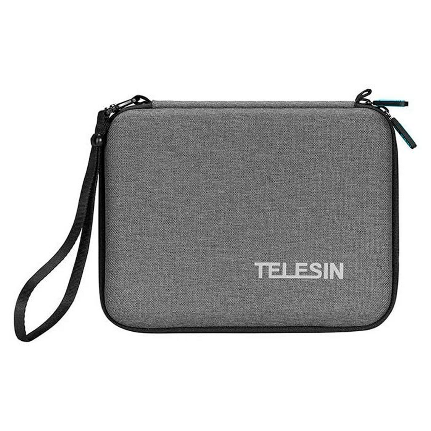 TELESIN Carrying Case for Go pro Hero, DJI Osmo Pocket Action, Insta360 One X, More, Hard Protective Travel Bag with 4 Moveable Dividers for More Accessories, Black