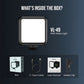 VL49 RGB Video Light, 3000-9000K, 1200mAh, 9 Effects, CRI 95+