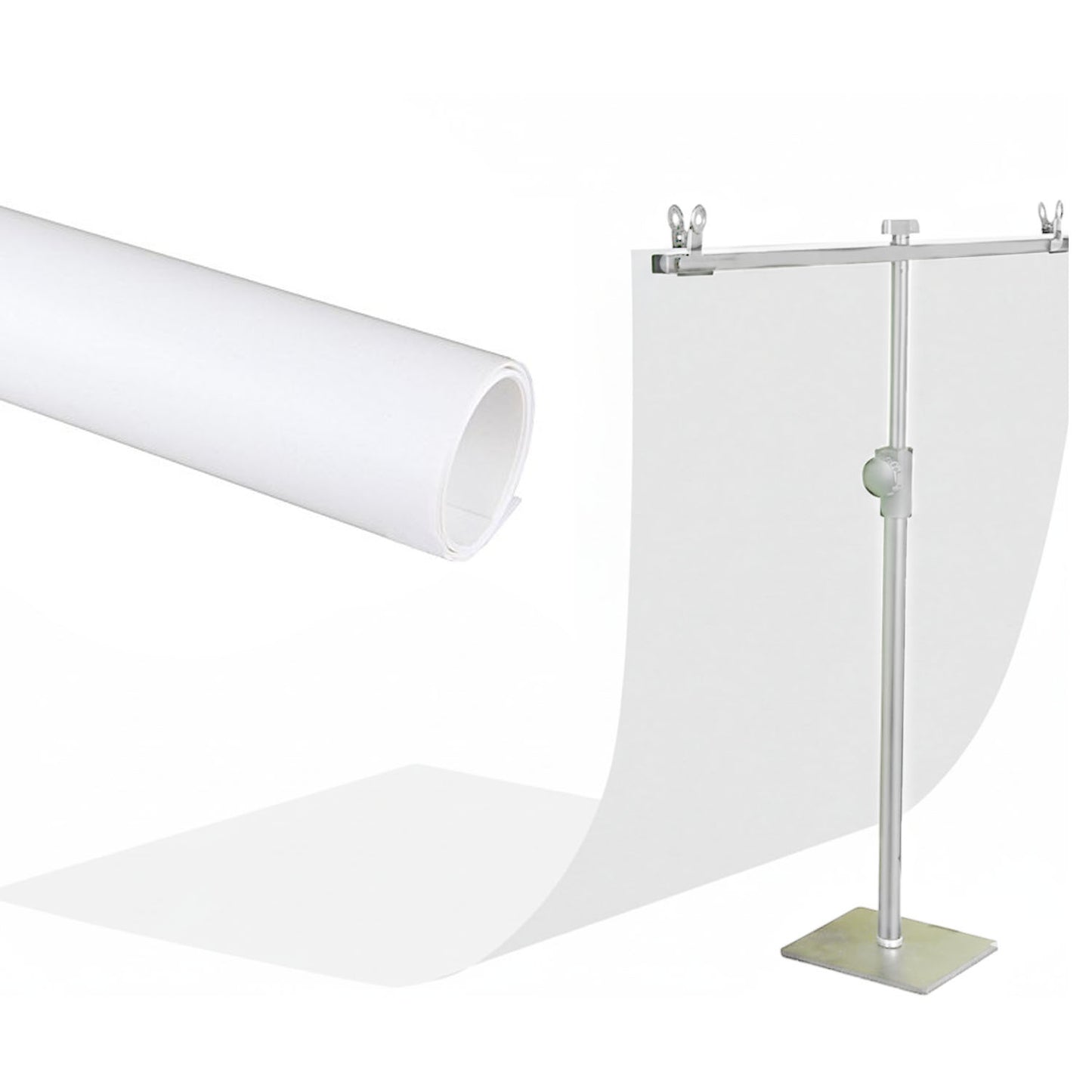 60x120cm PVC Matte Photography Backdrop – White, Black & Combo for Product Shoots