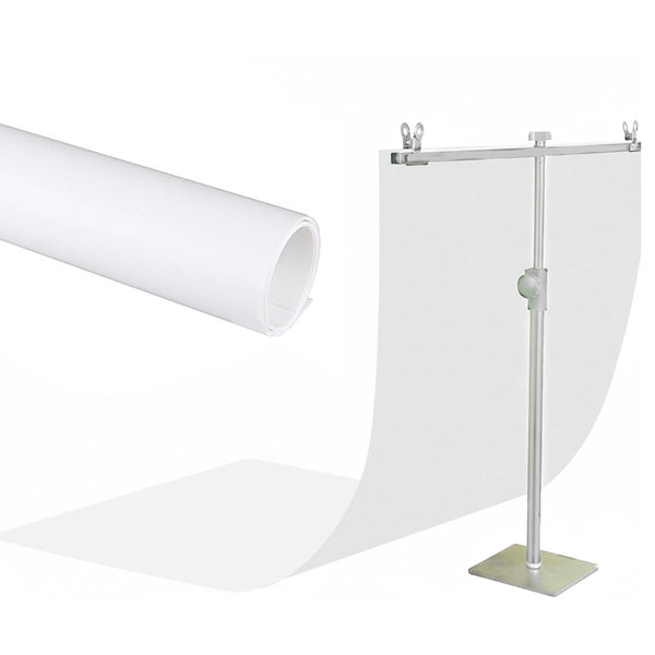 60x130cm PVC Matte Photography Backdrop – White, Black & Multicolors for Product Shoots
