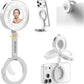 ULANZI ML05 Maglock Magnetic iPhone Ring Light Mirror 9000K CRI≥97 FullAngle LED, White/Black