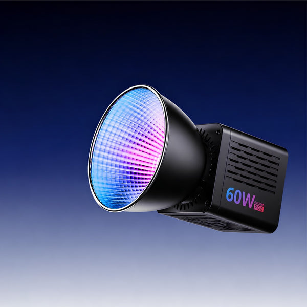 ULANZI C60RGB 60W RGB COB LED Light 2500-6500K CRI95+ 20FX Bowens