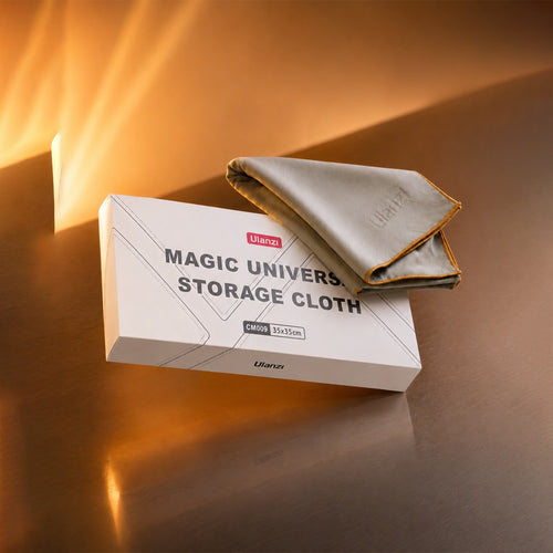 ULANZI Magic Universal Storage Cloth, Easy Wrapping and Safe Protection from Collissions, Bumping and Friction for Camera & Digital Accessories (35 * 35cm)