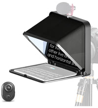 LENSGO TC7 8” Teleprompter for iPad Tablet Smartphone DSLR Camera w/Remote Control, APP Compatible with iOS & Android System for Online Teaching Vlog Live Streaming (TC7)