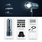 G-Flash 10W RGB LED Light, 7500mAh, 4 Modes, 20 GOBO, USB-C, Dimmable