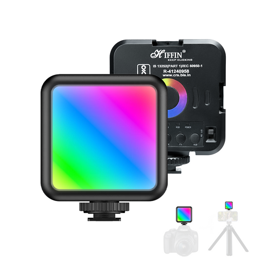VL49 RGB Video Light, 3000-9000K, 1200mAh, 9 Effects, CRI 95+