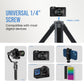 Gimbal Tripod Stand with 1/4" Screw for DSLR, Phone, Webcam & More