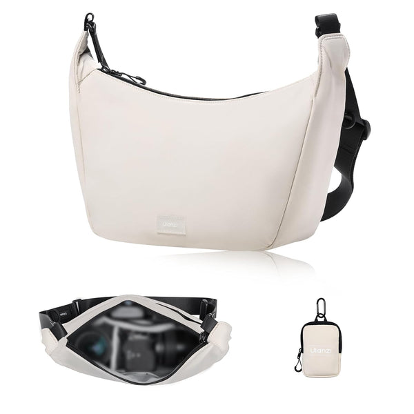 ULANZI HMN1 Camera Shoulder Sling Bag, DSLR Travel Storage, Black