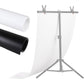 60x120cm PVC Matte Photography Backdrop – White, Black & Combo for Product Shoots