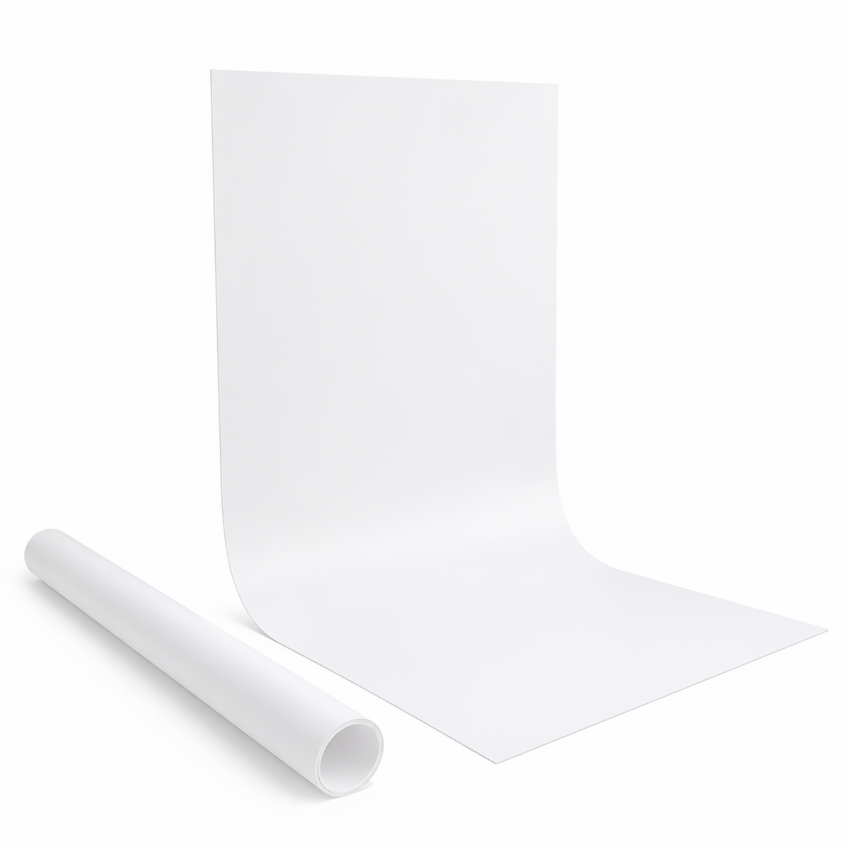 60x120cm PVC Matte Photography Backdrop – White, Black & Multicolors for Product Shoots
