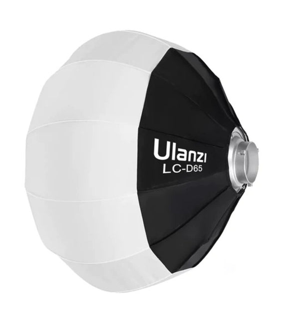 Ulanzi LC-D65 65cm Lantern Type Studio Light Softbox with 320 Degree Wide-Angle Light Diffusion and Bowens Mount Compatible for Studio Lighting Photography