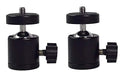 HIFFIN® 2 Pcs Combo Swivel Mini Ball Head 1/4" Screw 360 Degree Aluminum Alloy Body Rotating Swivel Mini Tripod Ball Head with 1/4" Screw...