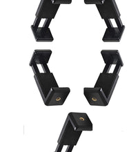 HIFFIN® 5 Pcs Combo A E P Universal Mobile Clip New and Small Size Camera and Selfie Stick Holder New Tripod Attachment (Black)