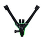 HIFFIN® Green Helmet Chin Strap Mount Compatible with Gopro Hero 9/8/7/6,SJCAM, Yi, DJI Osmo Action & Other Action Cameras