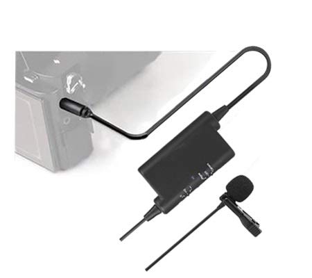 LENSGO Professional Lavalier Mic SLR 120 Hours Battery Life Camera Phone Recording Live Interview VLOG Wired Recording Studio Lapel Microphone (LYM-DM2)