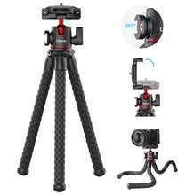 ULANZI MT-33 Camera Tripod, Flexible Mini Tripod with 1/4" Screw for Magic Arm, Octopus Tripod