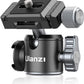 ULANZI Tripod Ball Heads for 1/4" Tripod, U-80L Camera BallHead Metal Mini Ball Head 360 Degree Rotating Panoramic Arca Quick Release Plate & Cold Shoe, for DSLR Camera Camcorder Tripod Monopod Slider
