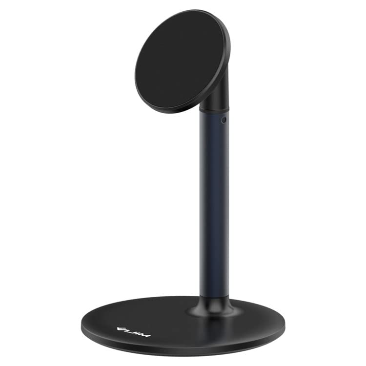 VIJIM HP002 Magnetic Cell Phone Stand 360-degree Rotating Phone Holder with 2-level Adjustable Height Aluminum Alloy Desktop Stand for All smart Phone & i-Phone 13/13 Pro/13 Mini/12/12 Pro/12 Mini