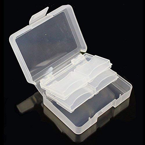 HIFFIN® Card case 8 in 1 SD SDHC Memory Card Case Holder Box Storage Hard Plastic Transparent Holder