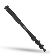 HIFFIN® 152cm Monopod Universal 5ft max length ,min length 21ft with soft non-slip sponge, 4 section tube, universal camera adaptor, screw hole at bottom and security locking in black color