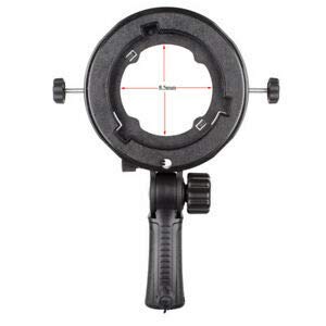 HIFFIN® Triopo Tr-05 S-Type Bowens Mount Bracket Multi Shoe for Godox V1 Flash Softbox