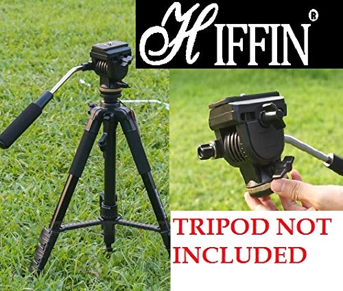 HIFFIN® Q05 Panorama Gimbal Tripod Head with Standard Quick Release Plate Panhead Head for Digital SLR Camera Tripod