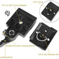 HIFFIN® H2 Quick Release Plate Compatible for Man frotto 200PL-14 QR Plates Adapter with Rapid Connect Clamp and 1/4'' to 3/8'' Screw for DSLR Camera Tripod Ball Head