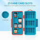 HIFFIN Large Capacity Card Case Compatible with, Protective Memory Card Holder Carrying Storage Box with 23 Cartridge Slots for Nino Switch NS NX (D950S)