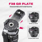 Zero F38 Carbon Fiber Camera Tripod, 62.6", 360° Ballhead, 39.6lbs Max Load