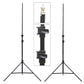 HIFFIN® ® Light Stand Kit - 9 feet (4 Light Stands) Free Bag for Stand Metal Color Black 9 feet, Portable & Folding, Indoor & Outdoor Shoot, Heavy Duty, Photography & Videography