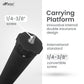 HIFFIN® 152cm Monopod Universal 5ft max length ,min length 21ft with soft non-slip sponge, 4 section tube, universal camera adaptor, screw hole at bottom and security locking in black color