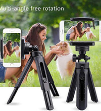 HIFFIN® 360 Degree Rotation Mini Tripod Support Stand for DSLR and Smartphones - Foldable Shockproof Lightweight Bracket for Mobile Phones/DSLRs. (Tripod Support 7 + 3 inches with Holder)