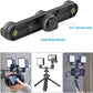 Camera Cold Shoe Extension Mount, PT-23 Triple Hot Shoe DSLR Plate Microphone LED Video Light Stand Gimbals Extendable Bar Vlog Accessories Kits for Gopro iPhone Sony Canon