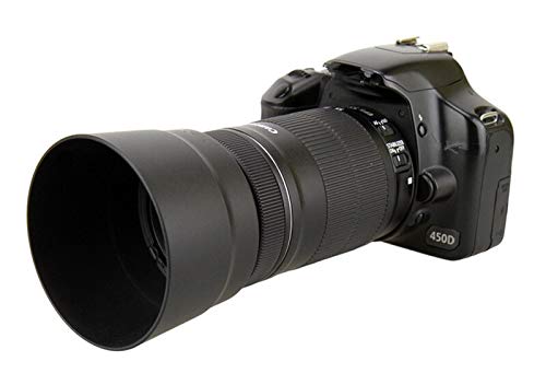 HIFFIN® Lens Hood for Canon ET-63 Lens Hood for EF-S 55-250mm f/4-5.6 is STM Lens