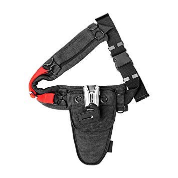HIFFIN® Camera waist belt buckle UDK-11D WITH METAL BUTTON ,QUICK RELEASE PLATE COLOUR (BLACK)