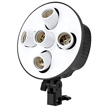 HIFFIN® 5 PRO Quadlux Mark II Soft Led Still & 8.5 x 10 ft Background Support System Kit Video Light Softbox with AC Power, YouTube Shooting,...