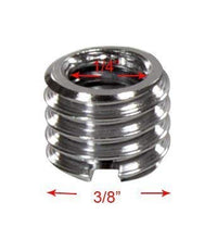 HIFFIN® Metal 1/4" to 3/8" Tripod Convert Screw Adapter 3/8" to 1/4" Reducer Bushing Convert Screw Adapter for Tripod Monopod Ballhead Stand and Video Light DSLR SLR (Pack of 3)