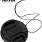 HIFFIN® 49MM Snap-On Front Lens Cap/Cover for Canon, Nikon, Sony, Pentax All DSLR Lenses