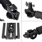 HIFFIN® 3 in 1 Universal Stabilizer C-Shape Bracket Video Handheld Grip + Ball Head hot Shoe Adapter + Mobile Phone Clip Holder for 4in1 DSLR Camera +Camcorder +Smartphone Video Rig Mount Fit